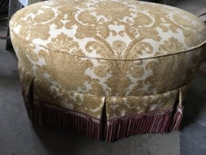 Ottoman Upholstery Refinish Northville MI