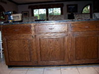 Before Kitchen Cabinet Refinish Northville MI