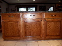After Kitchen Cabinet Refinish Northville MI