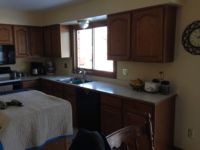 Before Kitchen Cabinet Refinish MI