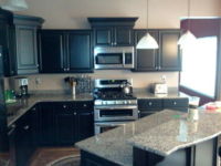 After Kitchen Cabinet Refinishing Northville MI